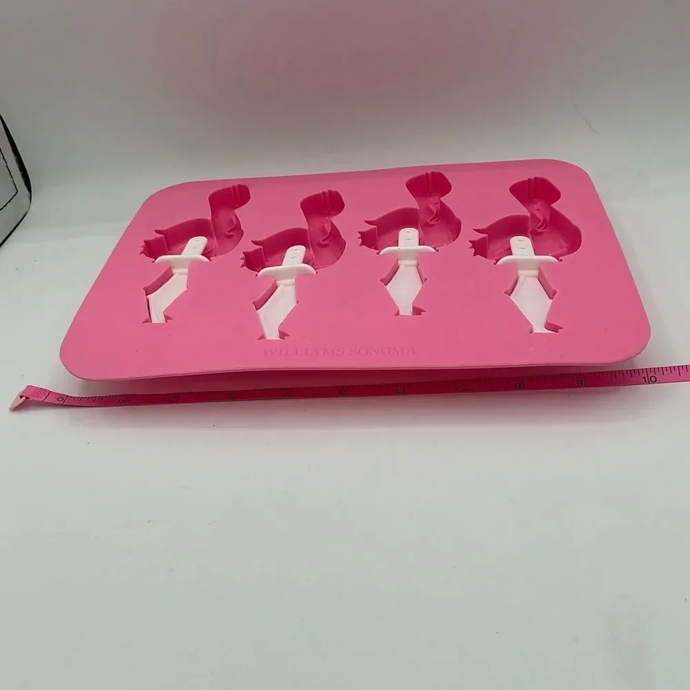 Williams Sonoma Pink Flamingo Ice Pop Mold